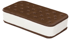 vanilla ice cream sandwich