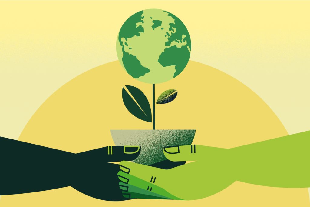 Foodservice Sustainability illustration