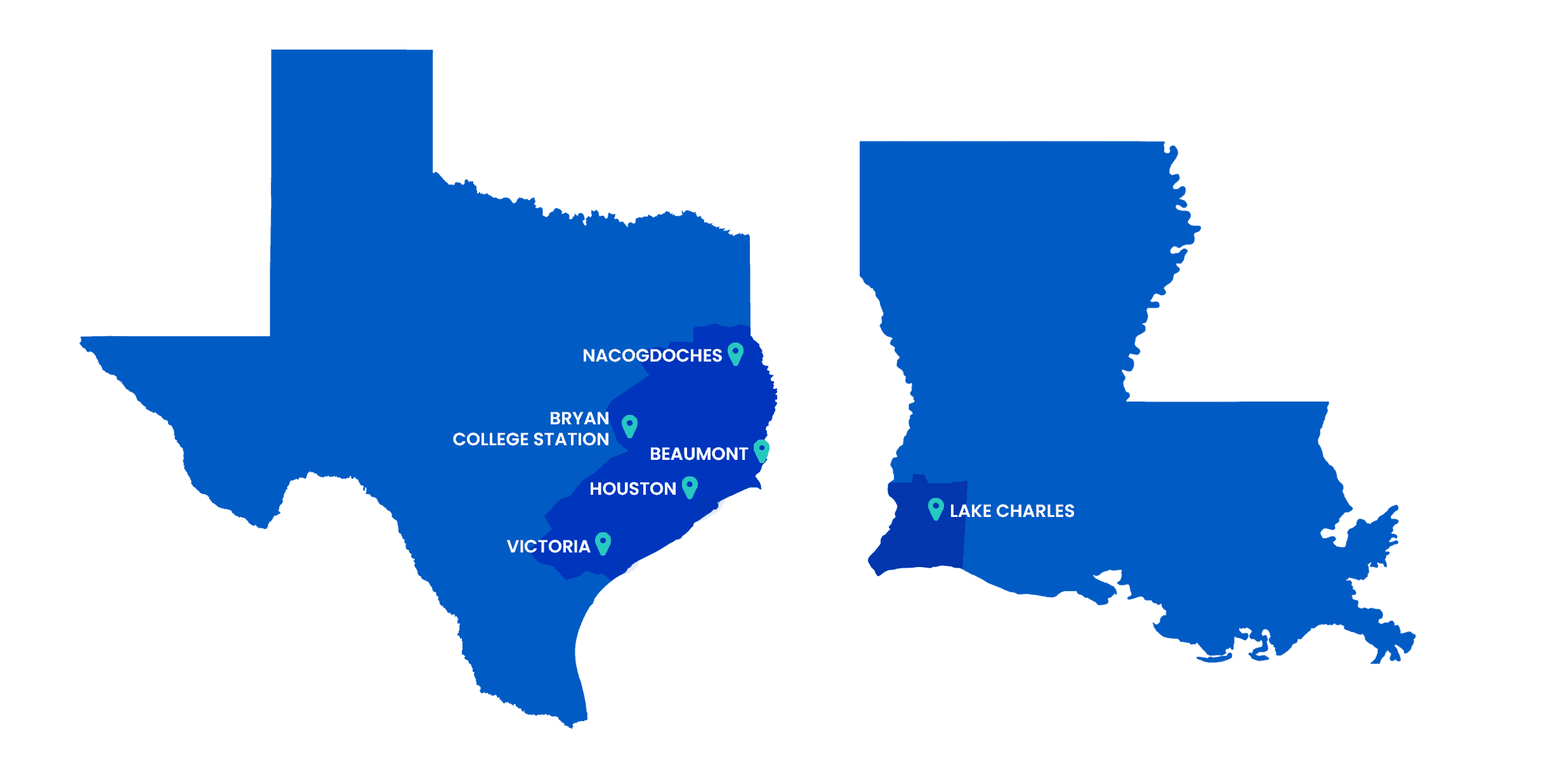 sictx distribution area texas louisiana