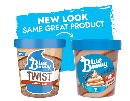 Blue Bunny Candy Bar Twist Pints