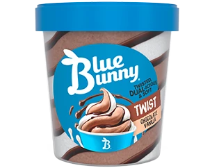 Blue Bunny Chocolate Vanilla Twist Pints