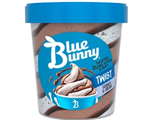 Blue Bunny Cookies & Cream Twist Pints