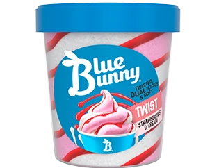 Blue Bunny Strawberry & Cream Twist Pints